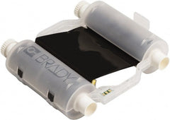 Brady - 4.33" Wide, Black Resin Ribbon 1 Black Ribbon Cartridge - For BBP30 Label Printer, BBP33 Label Printer, BBP35 Multicolor Sign & Label Printer, BBP37 Color & Cut Sign & Label Printer, BradyPrinter S3100, BBP31 Sign & Label Printer - Exact Tooling