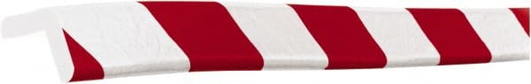 PRO-SAFE - Polyurethane Foam Type E Corner Guard - Red/White - Exact Tooling