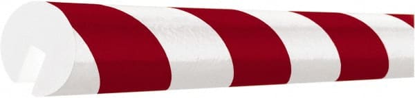 PRO-SAFE - Polyurethane Foam Type B Edge Guard - Red/White - Exact Tooling