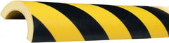 PRO-SAFE - Polyurethane Foam Type R50 Pipe Guard - Black/Yellow - Exact Tooling