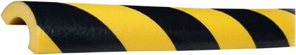 PRO-SAFE - Polyurethane Foam Type R30 Pipe Guard - Black/Yellow - Exact Tooling