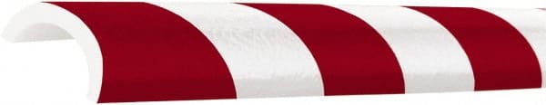 PRO-SAFE - Polyurethane Foam Type R30 Pipe Guard - Red/White - Exact Tooling