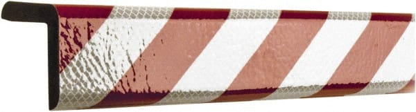 PRO-SAFE - Polyurethane Foam Type H+ Corner Guard - Red/White - Exact Tooling