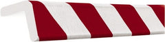 PRO-SAFE - Polyurethane Foam Type H Corner Guard - Red/White - Exact Tooling