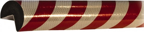 PRO-SAFE - Polyurethane Foam Type A+ Corner Guard - Red/White - Exact Tooling