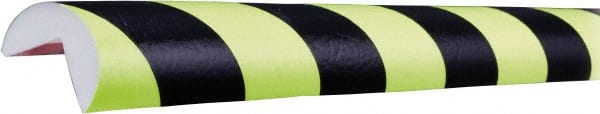 PRO-SAFE - Polyurethane Foam Type A Corner Guard - Fluorescent Yellow - Exact Tooling