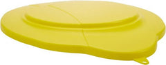 Vikan - 5 Gal Polypropylene Pail Lid - Yellow, For Use with Vikan 5 Gal Pail - Exact Tooling