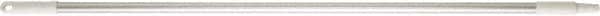 Vikan - 52 x 1" Aluminum Squeegee Handle - European Threaded Connection, White - Exact Tooling