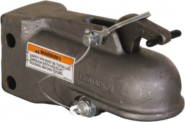 Buyers Products - 2" Ball Size Channel Hitch Coupler - 10,000 Lb Max Capacity, Plain Finish - Exact Tooling