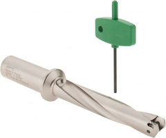 Hertel - 21.5 to 21.99mm Diam, 5xD, 107.5mm Max Depth, 1" Shank Diam, 127.3mm Flute, Replaceable Tip Drill - HMD-MAT Toolholder, Series HMD - Exact Tooling