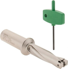 Hertel - 0.5118 to 17/32" Diam, 3xD, 39mm Max Depth, 3/4" Shank Diam, Replaceable Tip Drill - HMD-MAC Toolholder, Series HMD - Exact Tooling