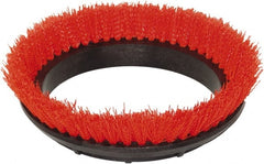 Bissell - Scrubbing Brush - 12" Machine, Orange Pad, Polyester - Exact Tooling