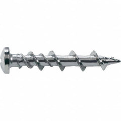 DeWALT Anchors & Fasteners - 1/4" Diam, 1-1/2 Length Under Head, Phillips Drive Concrete Screw & Masonry Fastener - Exact Tooling