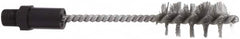 Value Collection - Blow Gun Steel Wire Brush - 1/4 NPT, 8-1/4" Long - Exact Tooling