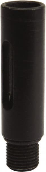 Value Collection - Blow Gun Safety Booster Nozzle - 1/4 NPT, 1.89" Hose Length, Aluminum - Exact Tooling