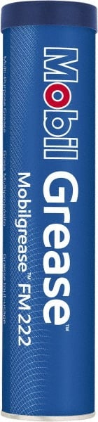 Mobil - 13.7 oz Cartridge Lithium General Purpose Grease - White, Food Grade, 500°F Max Temp, NLGIG 2, - Exact Tooling