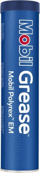 Mobil - 13.7 oz Cartridge Polyurea High Temperature Grease - Blue, High Temperature, 350°F Max Temp, NLGIG 2, - Exact Tooling