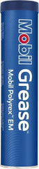 Mobil - 13.7 oz Cartridge Polyurea High Temperature Grease - Blue, High Temperature, 350°F Max Temp, NLGIG 2, - Exact Tooling