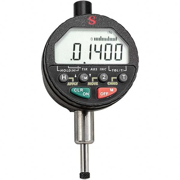 Starrett - Electronic Test Indicators Resolution (Decimal Inch): 0.00005 Minimum Measurement (Decimal Inch): 0.0000 - Exact Tooling