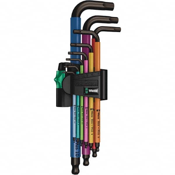 Wera - Hex Key Sets Tool Type: Hex L-Key Set Handle Type: Color Coded - Exact Tooling