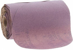 3M - 6" Diam, 180 Grit Ceramic Adhesive PSA Disc - Very Fine Grade, Purple, Paper Backing, Flexible, Use with Random Orbital Sanders - Exact Tooling