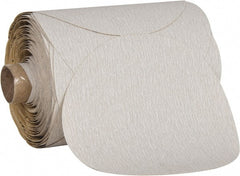 3M - 5" Diam, 180 Grit Ceramic Adhesive PSA Disc - Very Fine Grade, Purple, Paper Backing, Flexible, Use with Random Orbital Sanders - Exact Tooling