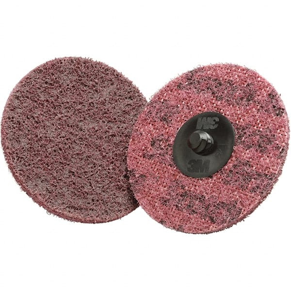 3M - 3" Disc Diam, Aluminum Oxide Quick Change Disc - Type S Attaching System, Coated, Very Fine Grade - Exact Tooling