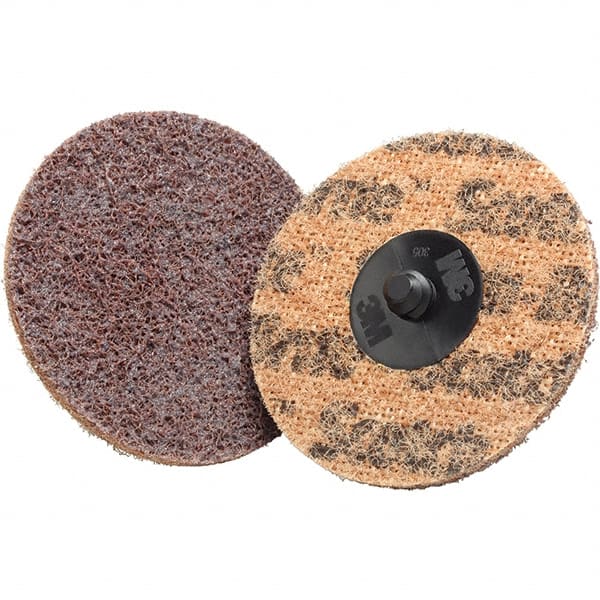 3M - 4" Disc Diam, Aluminum Oxide Quick Change Disc - Type S Attaching System, Coated, Coarse Grade - Exact Tooling