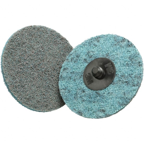 3M - 4" Disc Diam, Aluminum Oxide Quick Change Disc - Type R Attaching System, Coated, Medium Grade - Exact Tooling