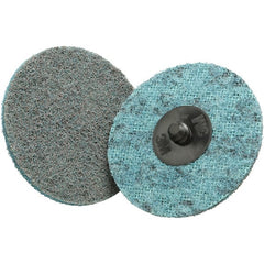3M - 4" Disc Diam, Aluminum Oxide Quick Change Disc - Type R Attaching System, Coated, Medium Grade - Exact Tooling