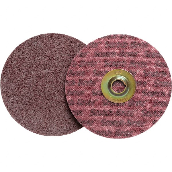 3M - 5" Disc Diam, Aluminum Oxide Quick Change Disc - Type R Attaching System, Coated, Medium Grade - Exact Tooling