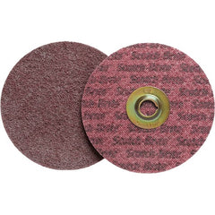 3M - 5" Disc Diam, Aluminum Oxide Quick Change Disc - Type R Attaching System, Coated, Medium Grade - Exact Tooling