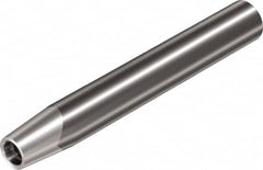 Sandvik Coromant - Straight Shank 19.2mm Hole End Mill Holder/Adapter - 19.2mm Nose Diam, Through-Spindle Coolant - Exact Tooling