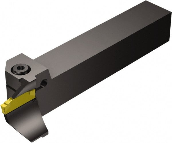 Sandvik Coromant - F123, Left Hand, 1" Max Depth of Cut, Indexable Grooving Tool Holder - N123K2-0600-0004-TF Insert Compatibility, 1" Shank Height, 1" Shank Width, 6" OAL - Exact Tooling