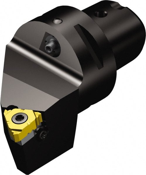 Sandvik Coromant - Insert Style Cx-266R/LFAZ, 55mm Head Length, Right Hand Cut, External Modular Threading Cutting Unit Head - System Size C4, 21mm Center to Cutting Edge, Series CoroThread 266 - Exact Tooling