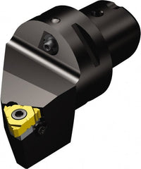 Sandvik Coromant - Insert Style Cx-266R/LFAZ, 55mm Head Length, Right Hand Cut, External Modular Threading Cutting Unit Head - System Size C4, 21mm Center to Cutting Edge, Series CoroThread 266 - Exact Tooling