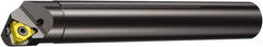 Sandvik Coromant - Internal Thread, Left Hand Cut, 3/4" Shank Width x 19.05mm Shank Height Indexable Threading Toolholder - 10" OAL, Various Insert Compatibility, 266.LL Toolholder, Series CoroThread 266 - Exact Tooling