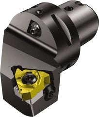 Sandvik Coromant - Insert Style 266.RG-22.., 50mm Head Length, Right Hand Cut, External/External Modular Threading Cutting Unit Head - System Size C4, 27mm Center to Cutting Edge, Series CoroThread 266 - Exact Tooling