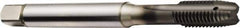 Sandvik Coromant - 1-8 UNC, 4 Flute, TiAlN Finish, Powdered Metal Spiral Point Tap - Plug Chamfer, Right Hand Thread, 6.2992" OAL, 1.417" Thread Length, 20.32mm Shank Diam, 2BX Class of Fit, Series CoroTap 200 - Exact Tooling