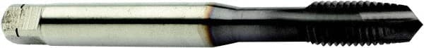 Sandvik Coromant - 1/2-13 UNC, 4 Flute, TiAlN/WC/C Finish, High Speed Steel Spiral Point Tap - Plug Chamfer, Right Hand Thread, 110mm OAL, 23mm Thread Length, 9.32mm Shank Diam, 2B Class of Fit, Series CoroTap 200 - Exact Tooling