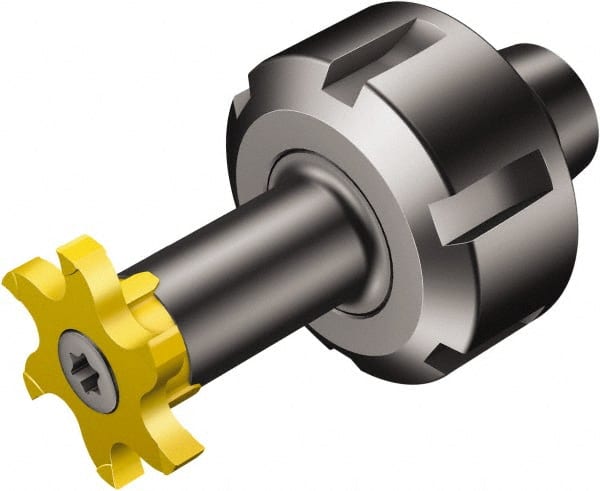 Sandvik Coromant - CoroMill 327 ER11 Collet Shank Milling Tip Insert Holder & Shank - 16.05mm Projection, 9mm Nose Diam, 38.95mm OAL, 392.ER327 (1) Tool Holder - Exact Tooling