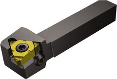 Sandvik Coromant - External Thread, Right Hand Cut, 10mm Shank Width x 10mm Shank Height Indexable Threading Toolholder - 70mm OAL, 266.RG-16.. Insert Compatibility, QS-266R/LFA Toolholder, Series CoroThread 266 - Exact Tooling