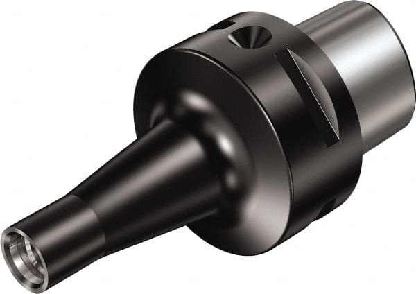 Sandvik Coromant - C5 Taper Shank 19.2mm Hole End Mill Holder/Adapter - 19.2mm Nose Diam, 85mm Projection, Through-Spindle & Through-Bore Coolant - Exact Tooling