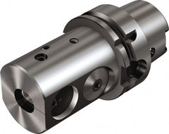 Sandvik Coromant - 12mm Bore Diam, 50mm Body Diam x 64mm Body Length, Boring Bar Holder & Adapter - Internal Coolant - Exact Tooling