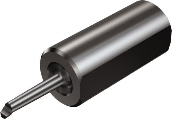 Sandvik Coromant - 5mm Min Bore Diam, 25mm Max Bore Depth, 16mm Shank Diam, Boring Bar - Right Hand Cut, Solid Carbide - Exact Tooling