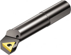 Sandvik Coromant - 26mm Min Bore Diam, 144mm OAL, 20mm Shank Diam, R429U-Axx..TC Indexable Boring Bar - Screw-On Holding Method - Exact Tooling