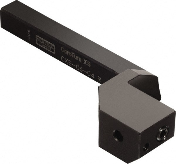 Sandvik Coromant - 1/2 x 1/2;4 System Size, Modular Tool Holding System Adapter - 3.8976" Projection, 3.8976" OAL, Through Coolant - Exact Tooling