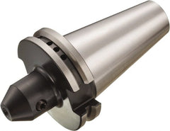 Sandvik Coromant - ISO50 Taper Shank 25mm Hole End Mill Holder/Adapter - 49.8mm Nose Diam, 80mm Projection, Through-Spindle & DIN Flange Coolant - Exact Tooling