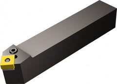 Sandvik Coromant - PSDNN, Neutral Cut, 45° Lead Angle, 20mm Shank Height x 20mm Shank Width, Negative Rake Indexable Turning Toolholder - 125mm OAL, SNMG 12 04 08, SNMG 432 Insert Compatibility, Series T-Max P - Exact Tooling