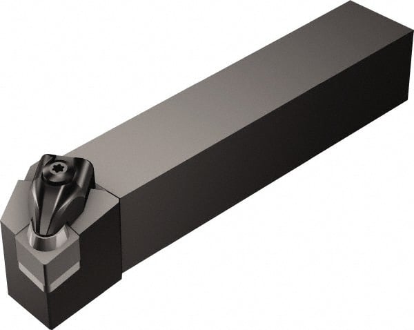 Sandvik Coromant - CCLNR/L, Left Hand Cut, -5° Lead Angle, 25mm Shank Height x 25mm Shank Width, Negative Rake Indexable Turning Toolholder - 150mm OAL, CNGN 12 07 08, CNG 452 Insert Compatibility, Series T-Max - Exact Tooling